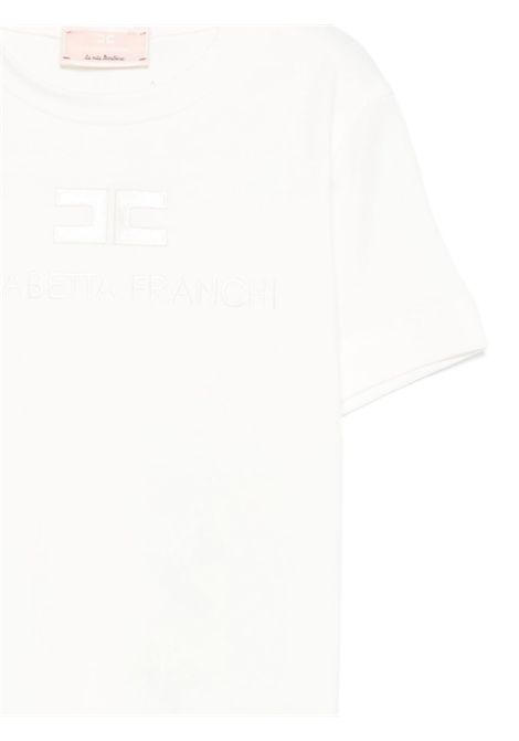 T-shirt con logo ELISABETTA FRANCHI KIDS | EGTS098.0.JE0060000